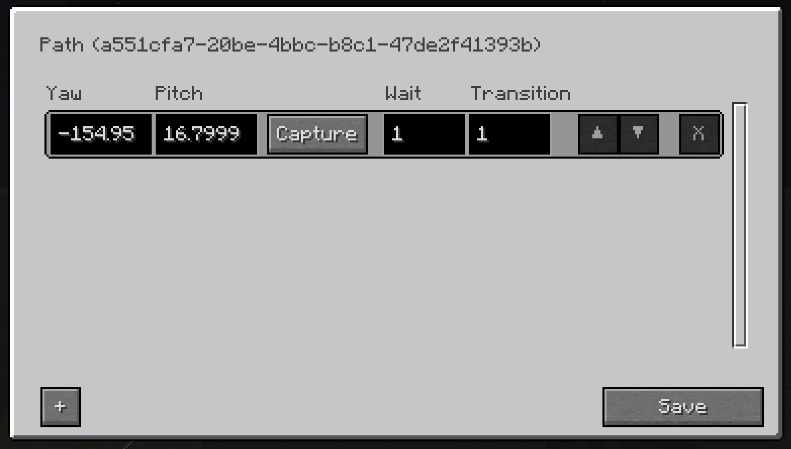 Path Image of a path in the build world
